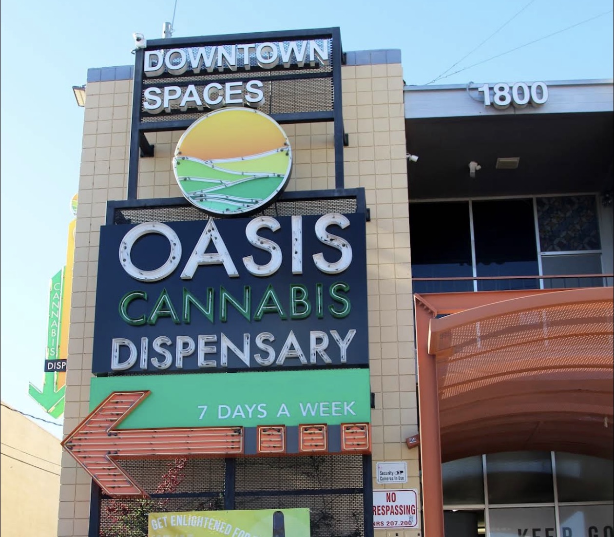 Oasis Cannabis dispensary near the Las Vegas Strip